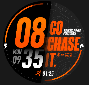 Coros Pace 4 watch face - NN Running