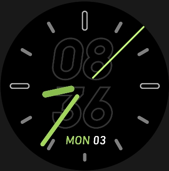 Coros Pace 4 watch face - Pointer Type
