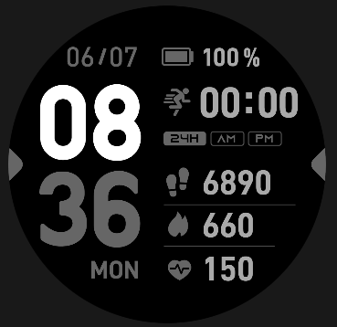 Coros Pace 4 watch face - Practical