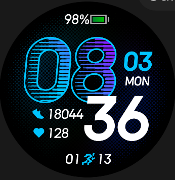 Coros Pace 4 watch face - Quickly 2