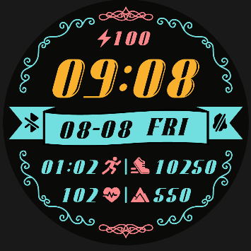 Coros Pace 4 watch face - Vine