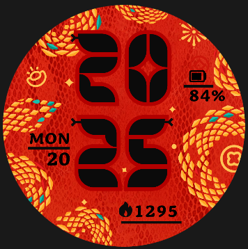 Coros Pace 4 watch face - Year of the Snake2