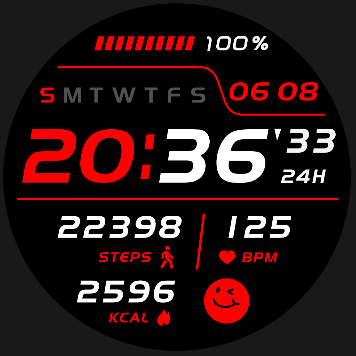 Coros Pace 4 watch face - Cheerful Beat