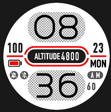 Coros Pace 4 watch face - Clot