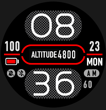 Coros Pace 4 watch face - Clot 2