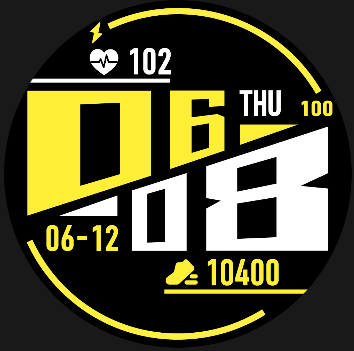 Coros Pace 4 watch face - Energetic