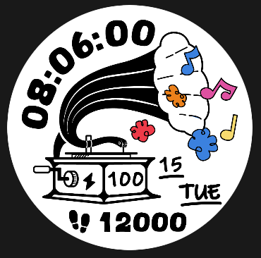 Coros Pace 4 watch face - Gramophone