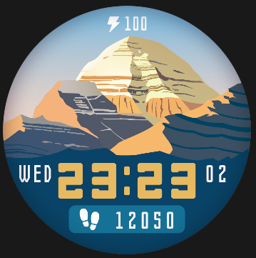 Coros Pace 4 watch face - Kangrinboqe