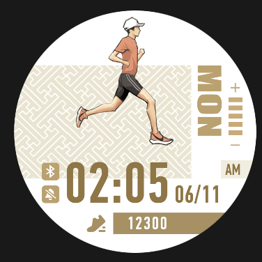 Coros Pace 4 watch face - Osako Another One