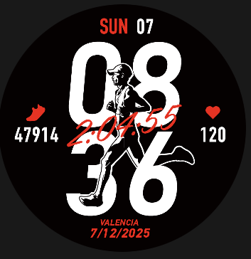 Coros Pace 4 watch face - Osako