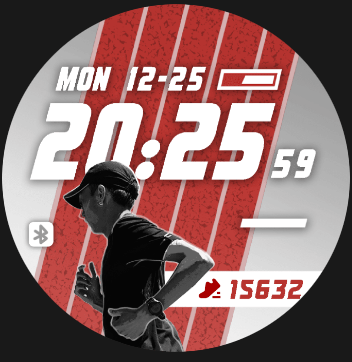 Coros Pace 4 watch face - Runner