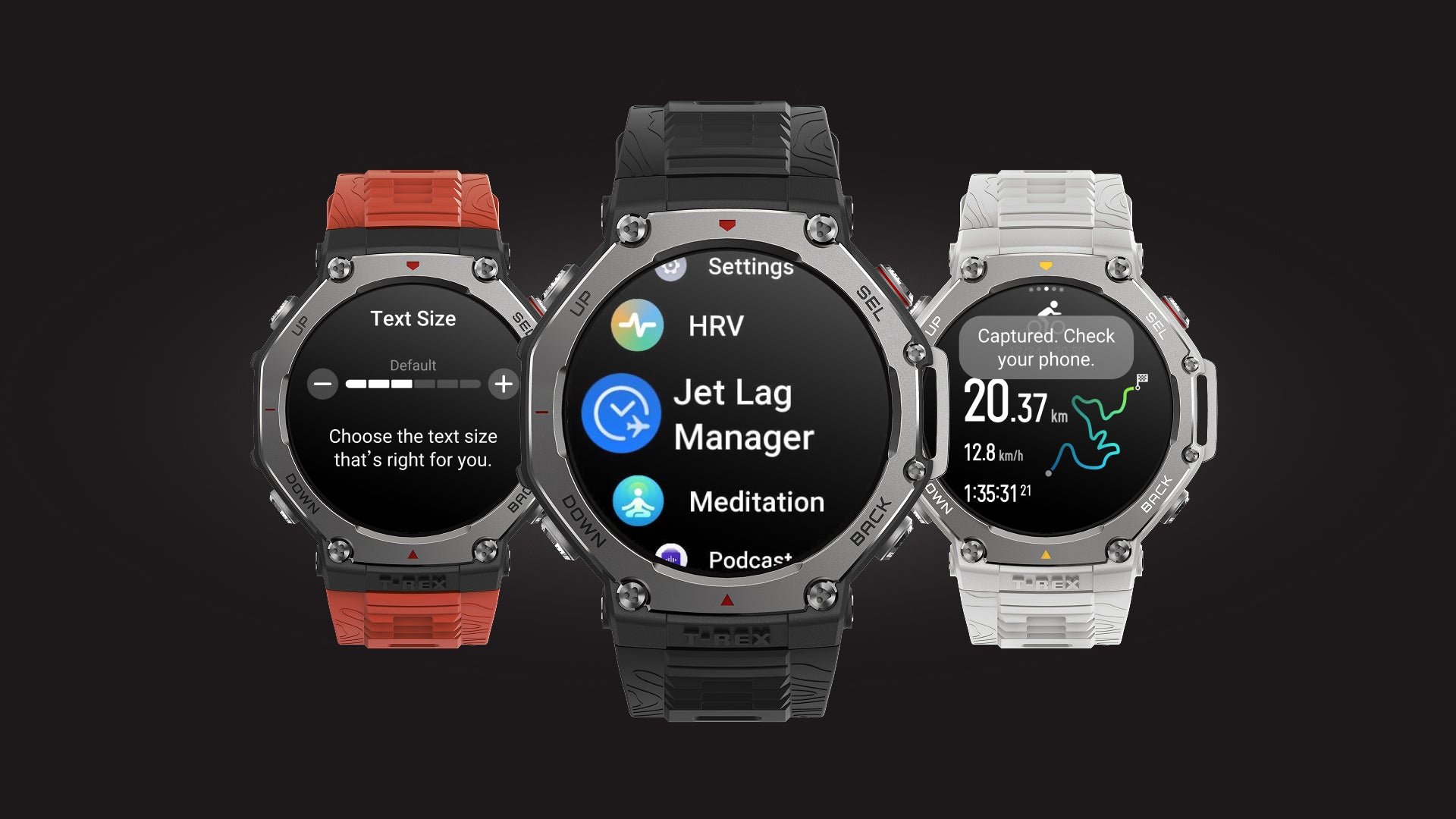 amazfit t-rex 3 adds jet lag advisor