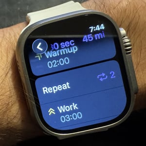 Apple Watch Ultra 3 Workout App - Create Structured Workout