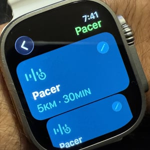 Apple Watch Ultra 3 Workout App - Pace Target