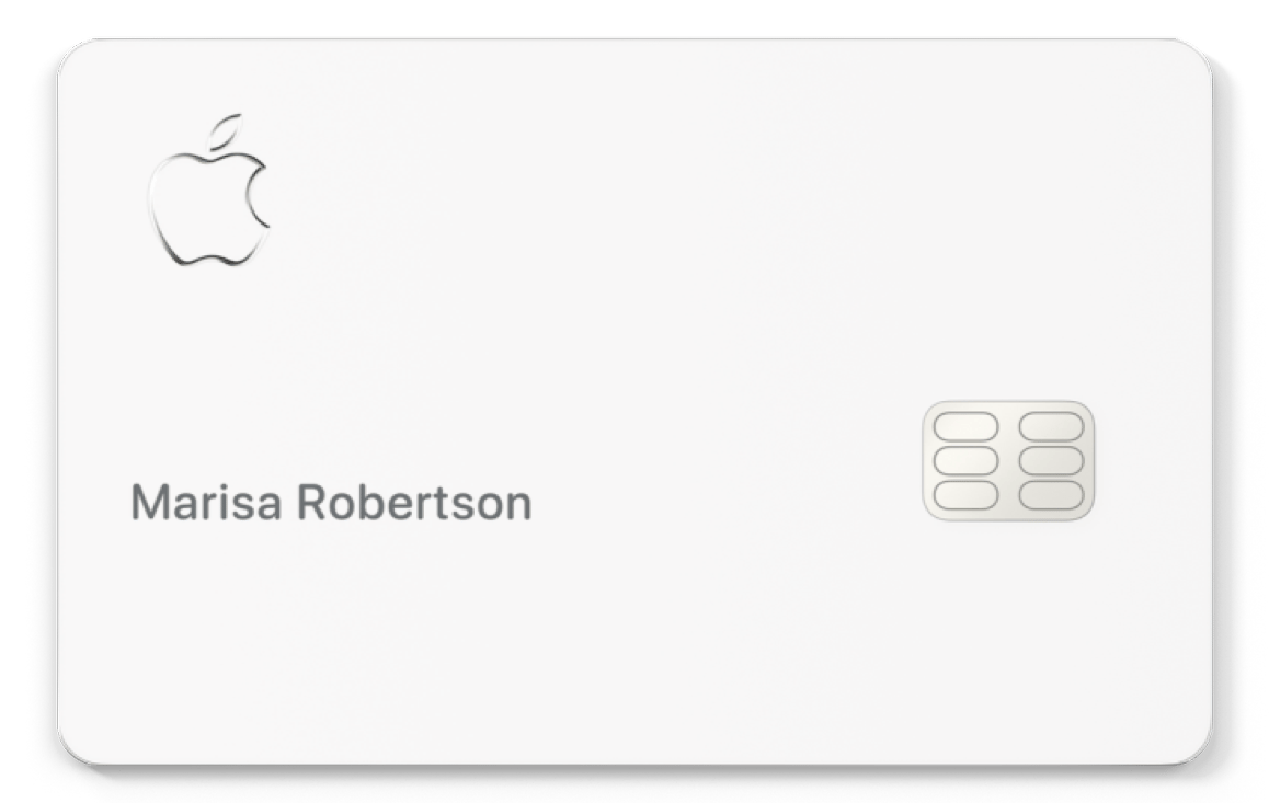 An Apple Card in the United States