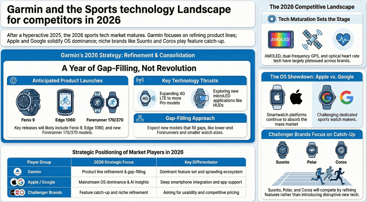 Garmin and the sports technology landscape for 2026