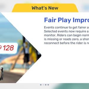 MyWhoosh improves Fair Play with heart rate monitor requirements