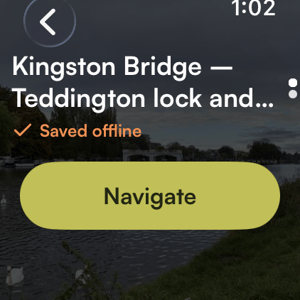 Komoot Apple Watch App - Choose to navigate