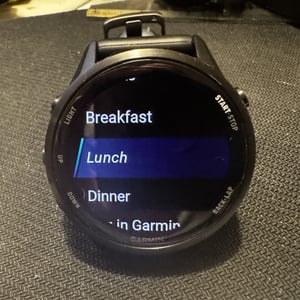 Nutrition Logging Widget Log Lunch