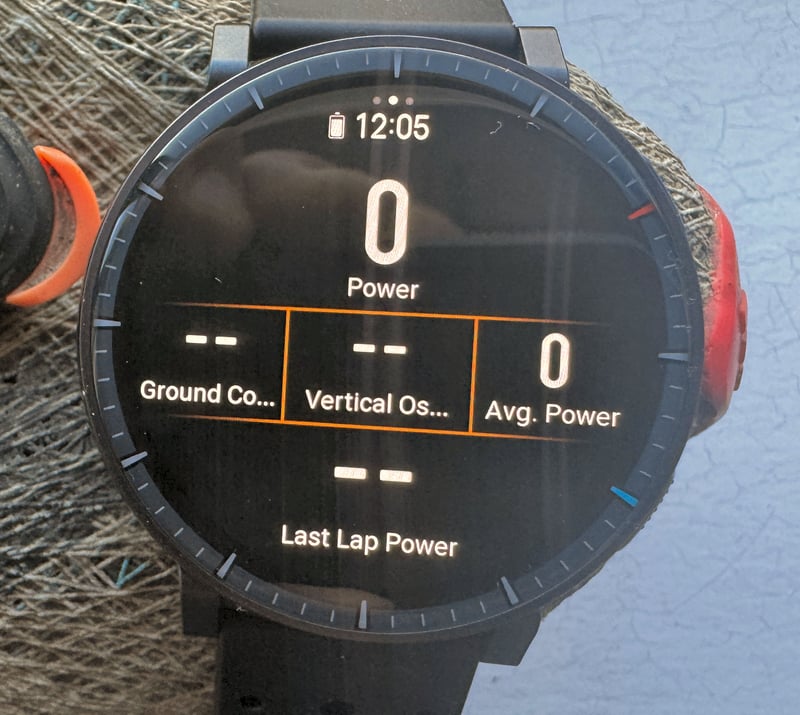 amazfit Active Max Stryd metric screen not customisable