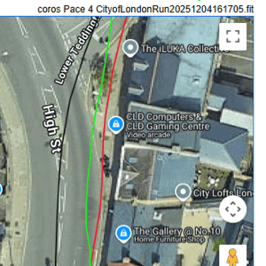 amazfit active max GPS Running test avoids multipath errors