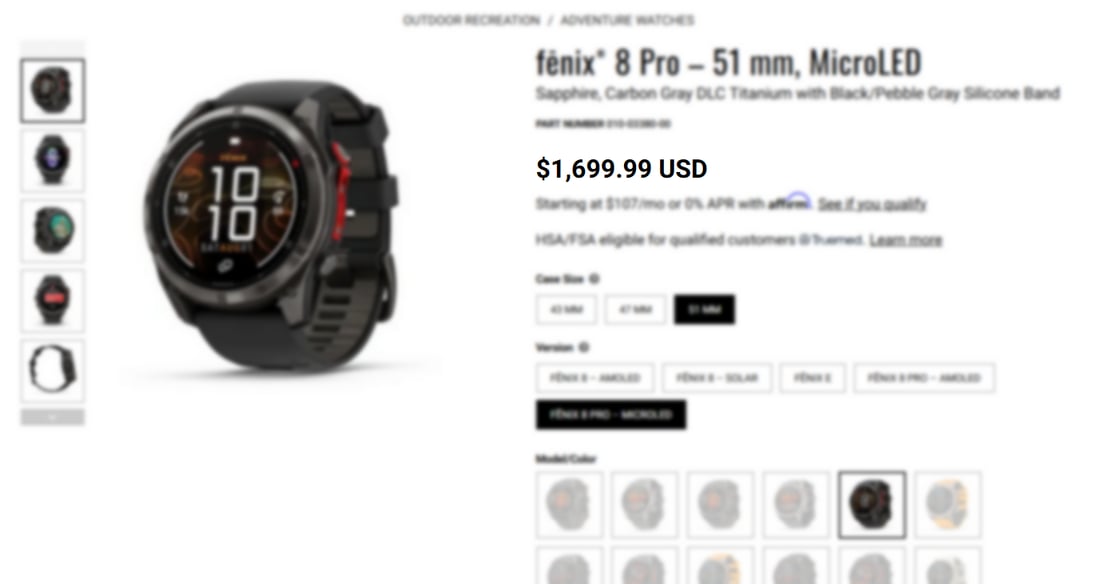 Garmin admits Fenix 8 pricing error – permanent changes made