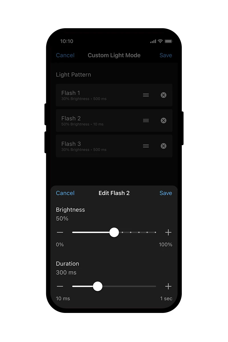 new custom light pattern mode