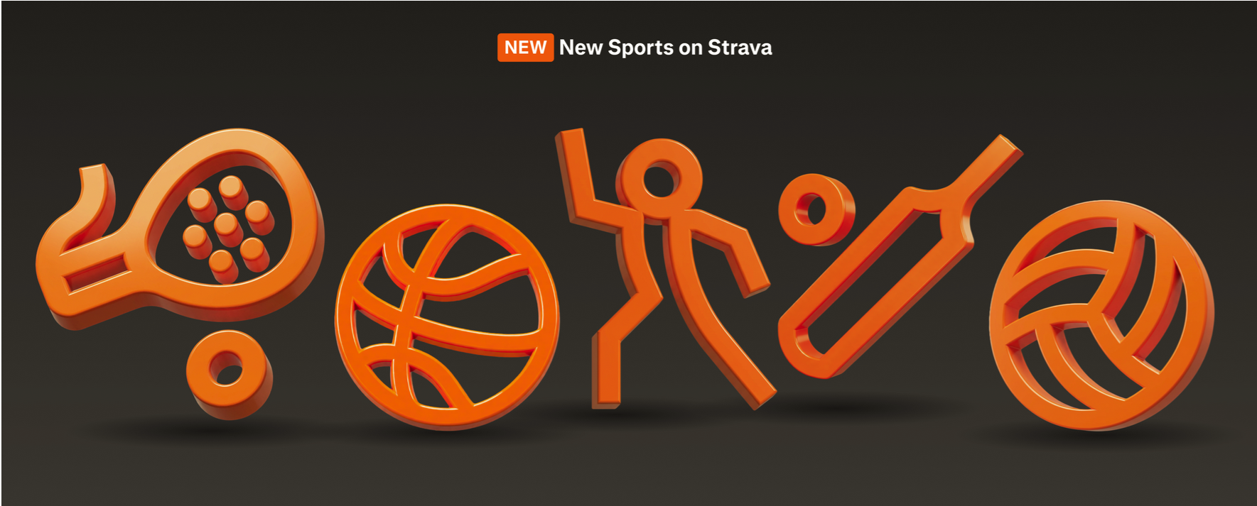 Strava new sports 2026 — padel basketball volleyball cricket and dance added to activity picker