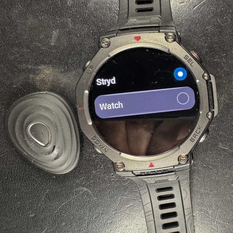 set stryd as source of pace distance on amazfit t-rex 3