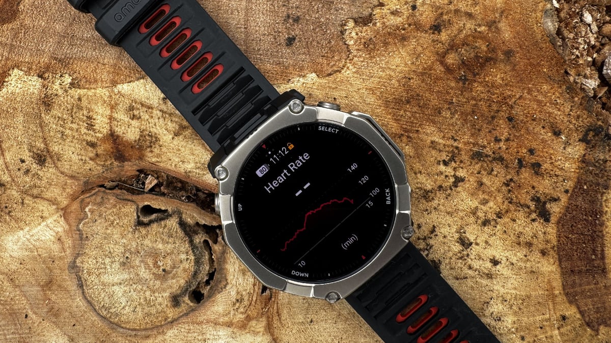 Amazfit T-Rex Ultra 2 heart rate accuracy chart during outdoor run