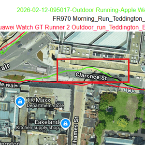 Huawei Watch GT Runner 2 - GPS accuracy tall buildings - apple garmin fail