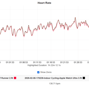 GT Runner 2 - HR accuracy steady indoor cycling
