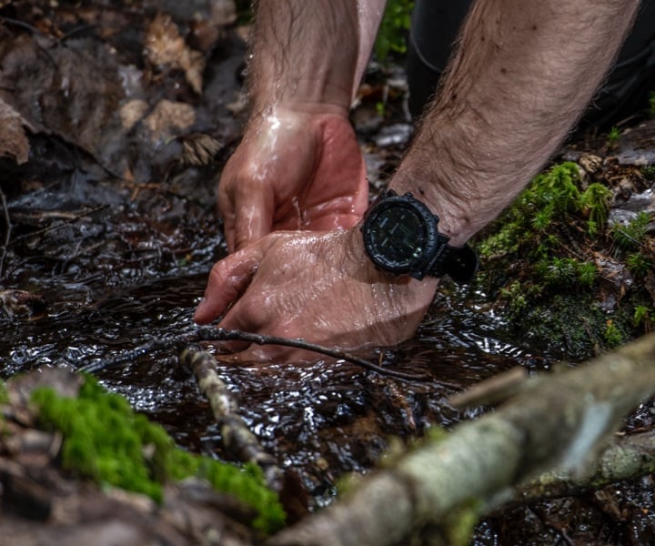 Suunto Core Alpha Stealth, the predecessor outdoor watch to the Suunto Core 2