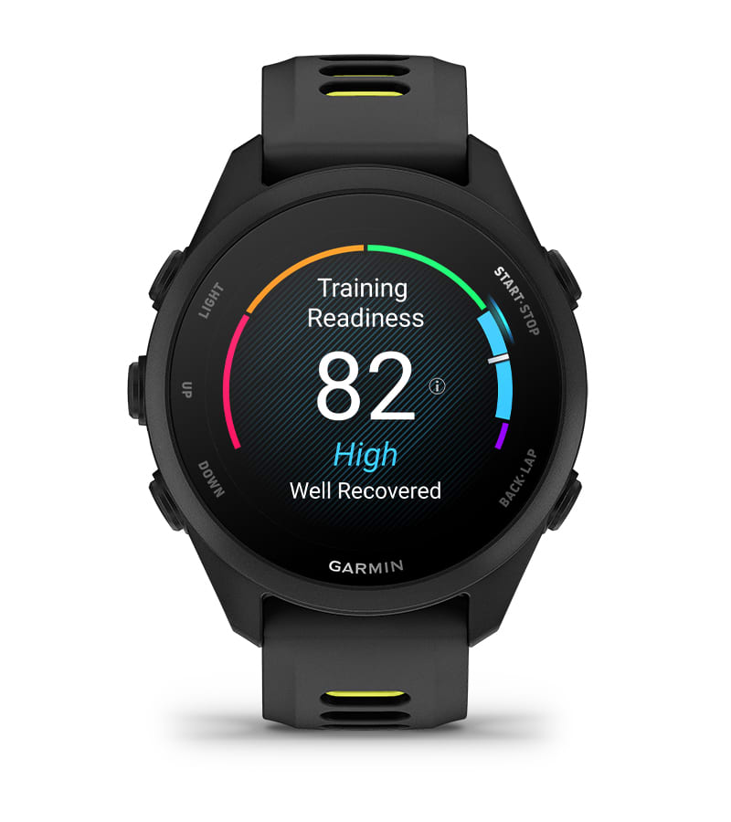Garmin Forerunner 170 displaying Training Readiness physiology metric