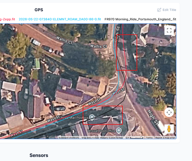 Amazfit Cheetah 2 Ultra GPS test detail - slightly off road 2