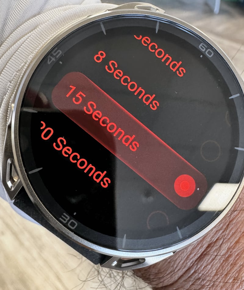 Amazfit Cheetah 3 Ultra 3 Screen timeout bumped up to 15 seconds