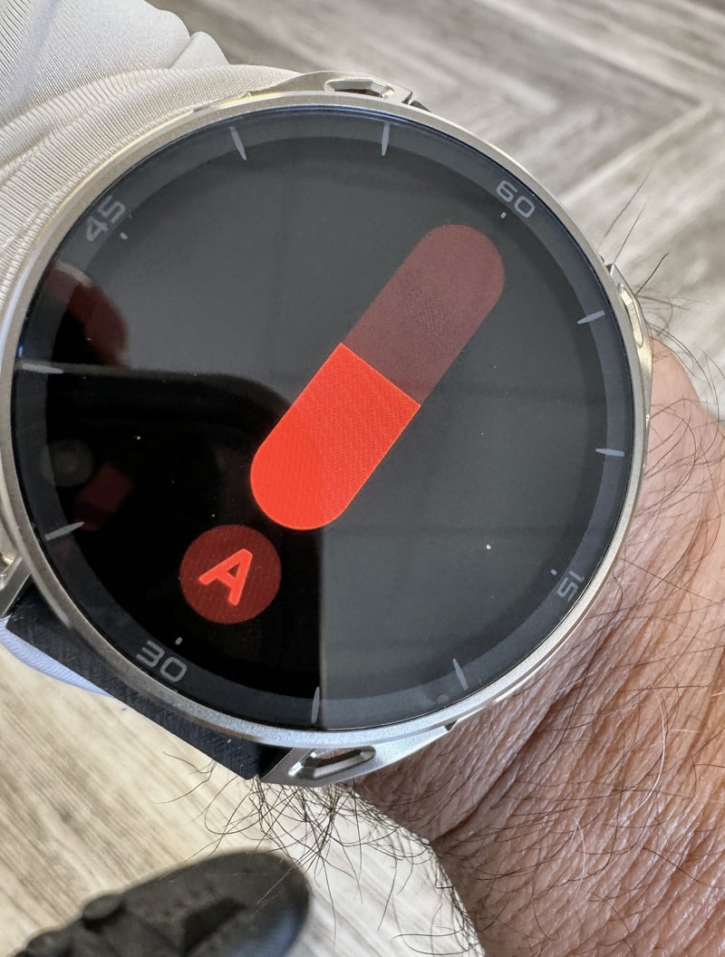 Amazfit Cheetah 3 Ultra 3Brightness set to approx 50 per cent