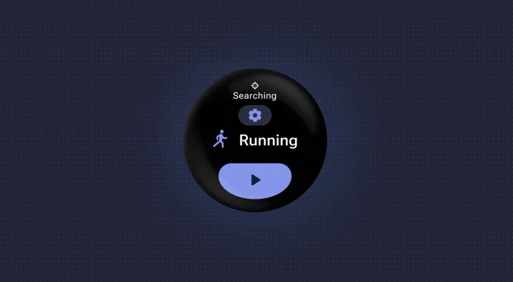 google wear os 7 running sports profile shown on pixel watch