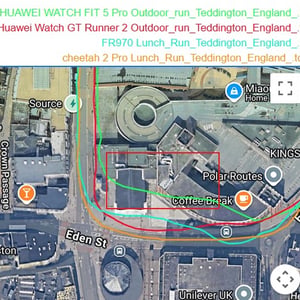 huawei fit 5 pro running gps tall building test detail error