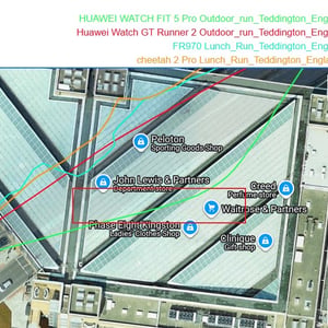 huawei fit 5 pro running gps tall building test detail large tunnel error