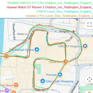 huawei fit 5 pro running gps tall building test overview