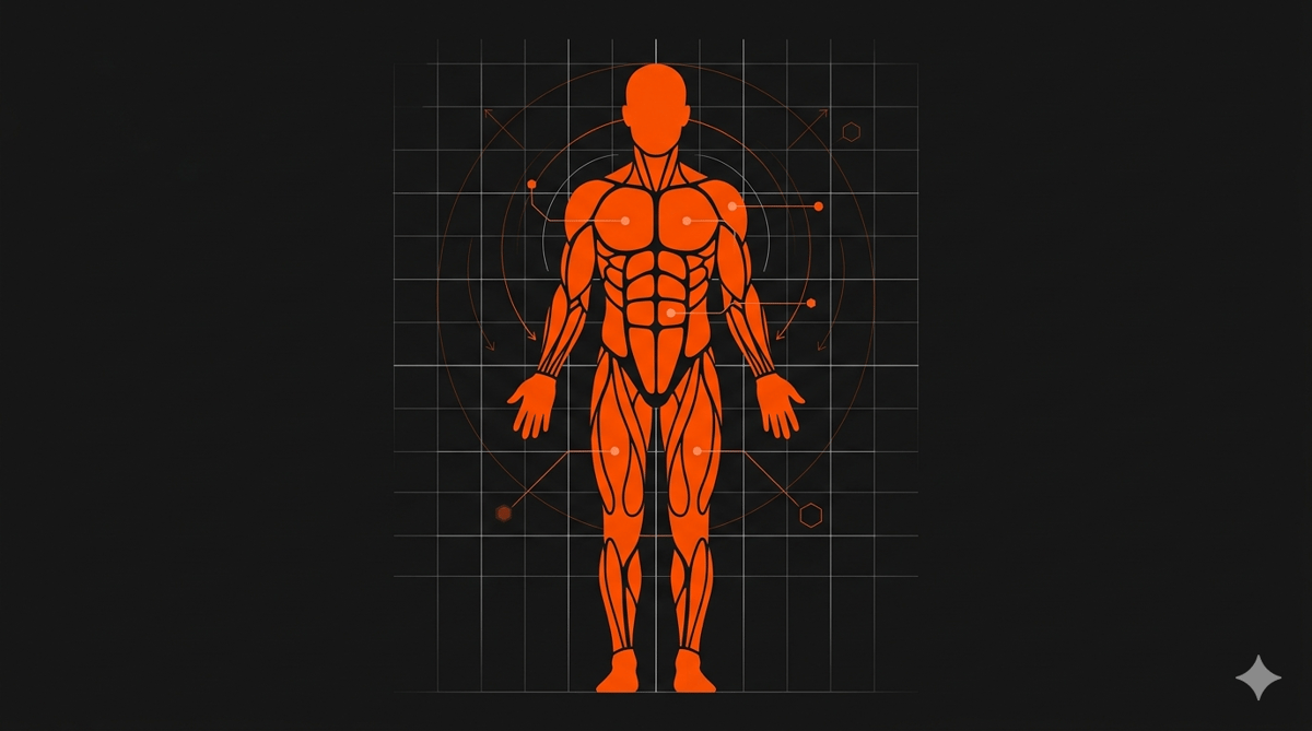 Strava strength training muscle map update with anatomical body diagram showing highlighted muscle groups