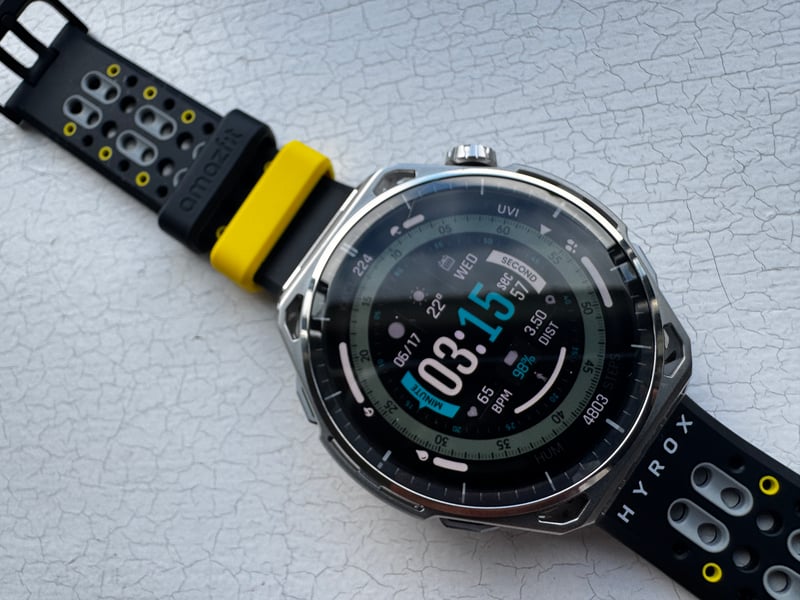 Amazfit Balance 3 with HYROX strap on test in Stockholm