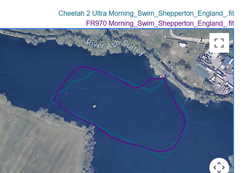 Amazfit Cheetah 2 Ultra Open Water Swim vs Forerunner 970 GPS