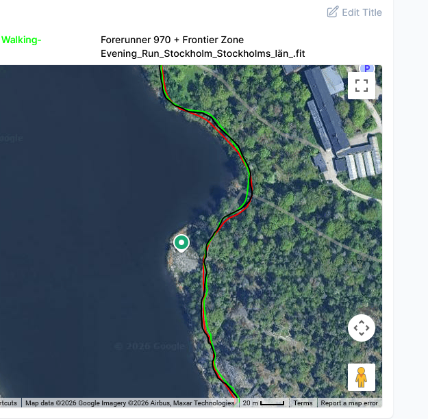 stockholm run gps detail near tre cover with amazfit balance 3 on test with apple and garmin