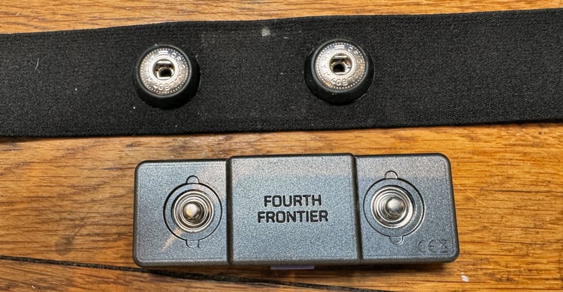Fourth Frontier Zone reverse view and electrical contact points for the strap and pod