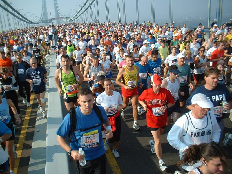 Verrazzano-Narrows Bridge at New York City Marathon
