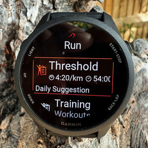 FR170 - threshold run daily suggested workout