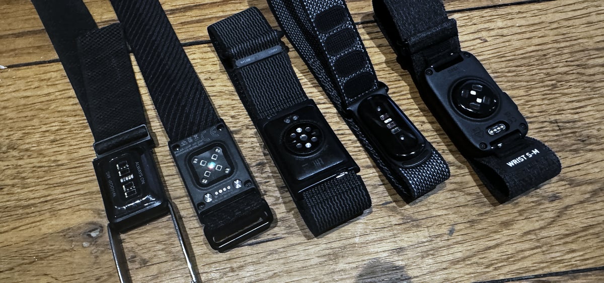 CIRQA vs WHOOP vs LOOP vs Fitbit Air vs Helio Strap Pro