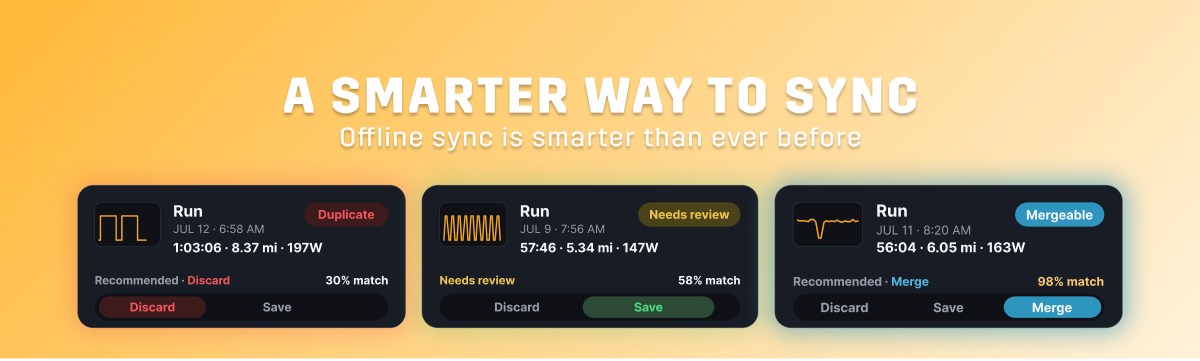 stryd offline sync live